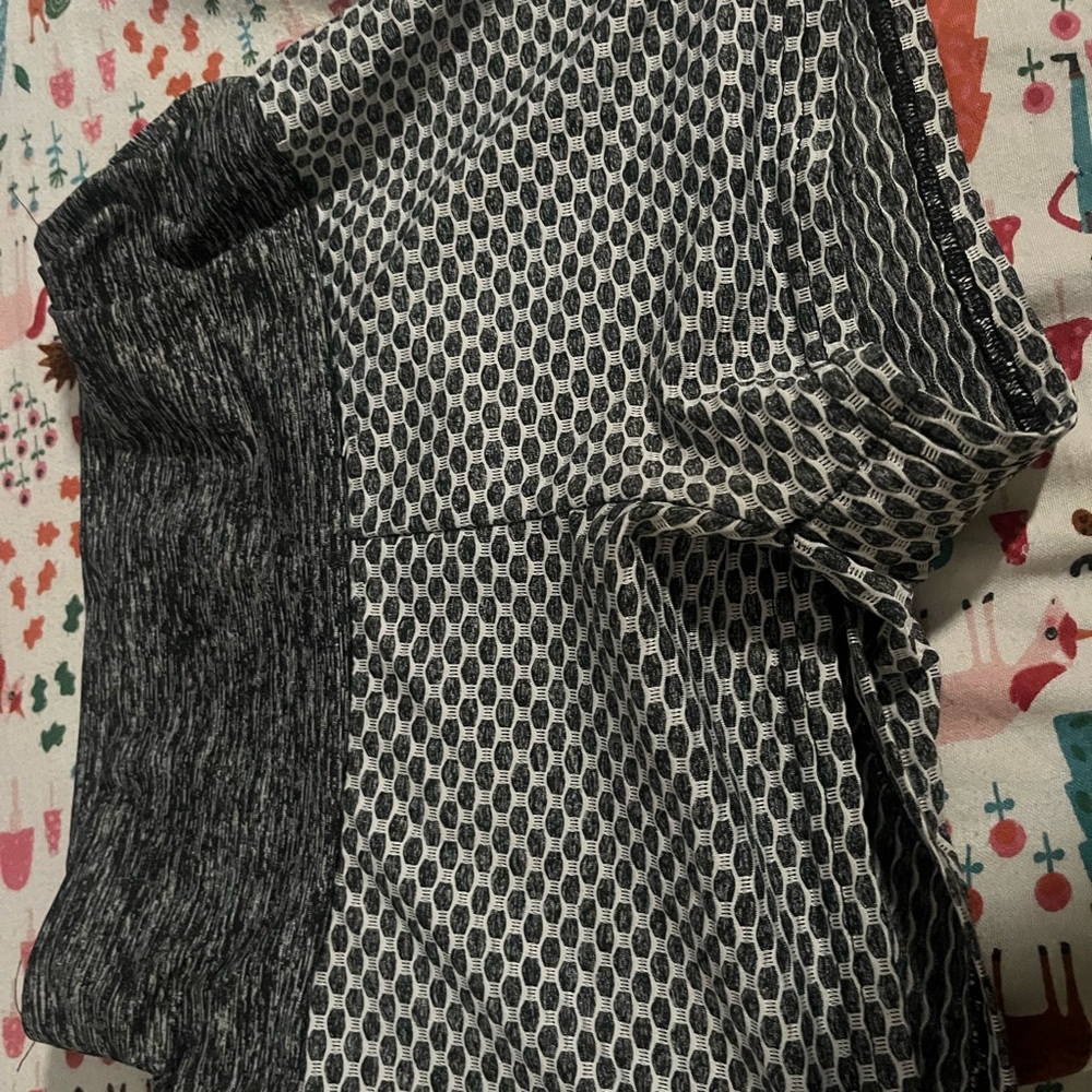 Black and White Patterned Shorts